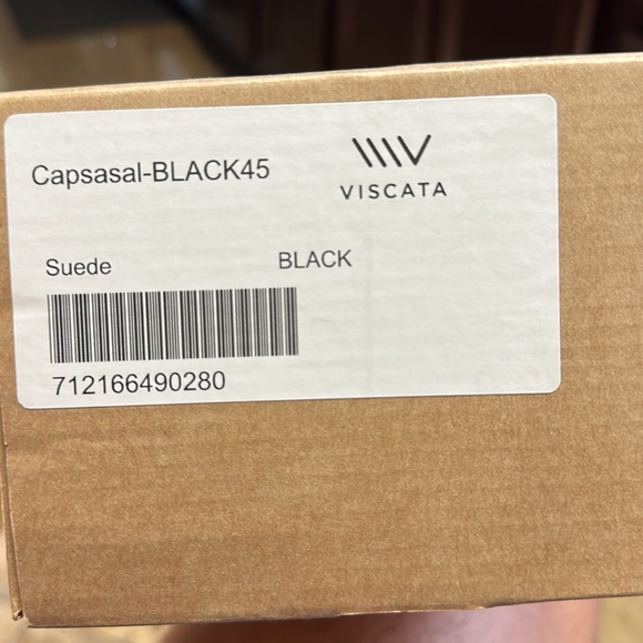 (Viscata) Capsasal Suede Espadrilles (Black Suede)
